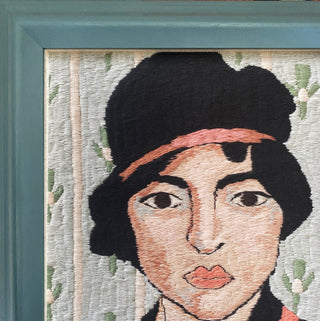 Clover Framed Embroidery Print