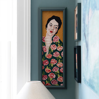 Etta Framed Embroidery Print