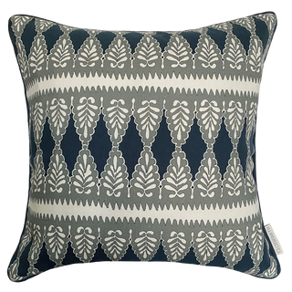 Florian Square Cushion - Blue