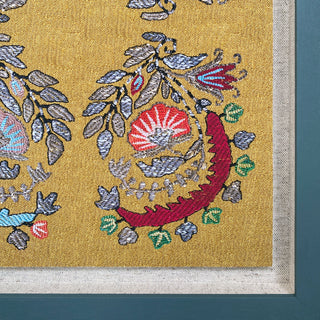 Goldwork Framed Embroidery Print