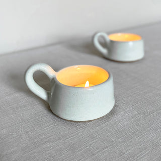 Handmade Stoneware Tea Light Holder