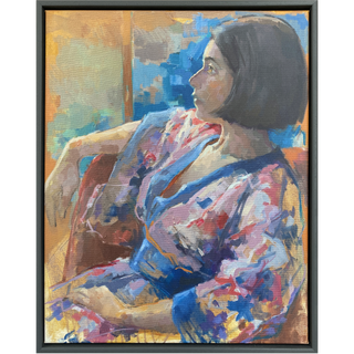 Kimono Framed Canvas Print