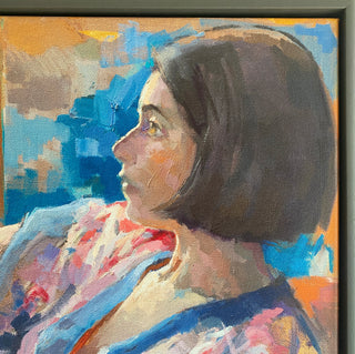 Kimono Framed Canvas Print