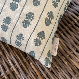 Mallary Rectangular Stripe - Blue Green