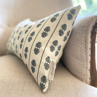 Mallary Rectangular Stripe - Blue Green