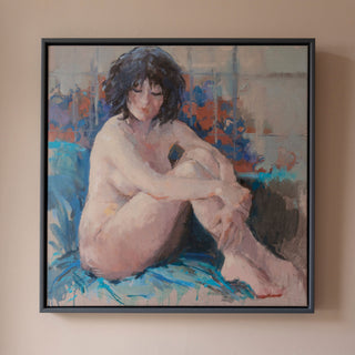 Nude II Framed Canvas Print