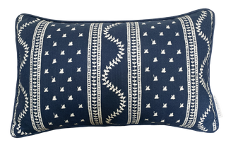 Odette Rectangular Cushion - Indigo