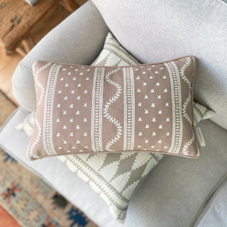 Odette Rectangular Cushion - Blush Pink