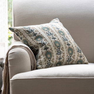 Oren Square Cushion - Blue