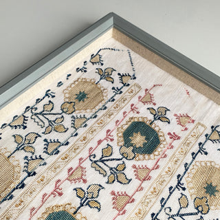Oren Framed Embroidery Print