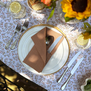 Dusky Pink Cutlery Pocket - pack of 2