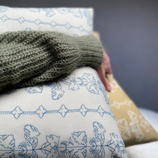 Quill Square Cushion - Natural