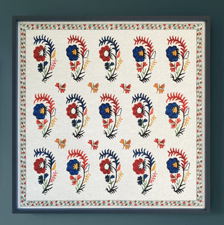 Meg Framed Textile Print