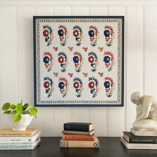 Meg Framed Textile Print