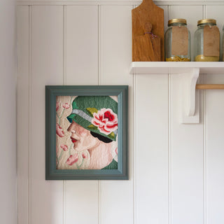 Sylvie Framed Embroidery Print