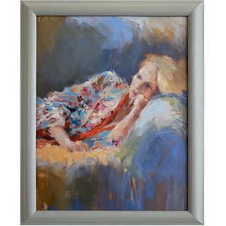 Eliza Framed Canvas Print