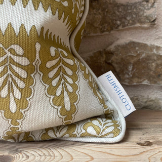 Florian Square Cushion - Ochre