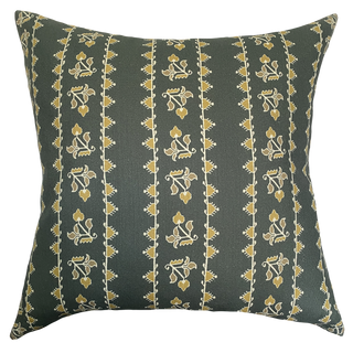 Nora Square Cushion - Slate Green