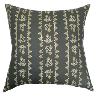 Nora Square Cushion - Slate Green