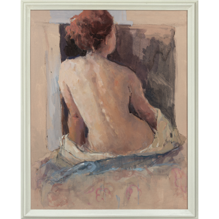 Nude I Framed Canvas Print