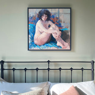 Nude II Framed Canvas Print