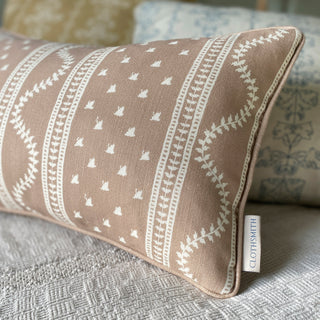 Odette Rectangular Cushion - Blush Pink