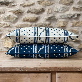 Odette Rectangular Cushion - Indigo