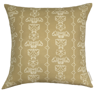 Quill Square Cushion - Hay Yellow