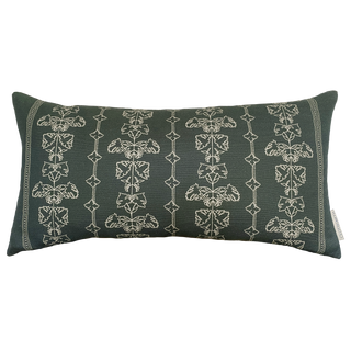Quill Rectangular Cushion - Slate Green