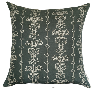 Quill Square Cushion - Slate Green