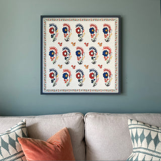 Meg Framed Textile Print