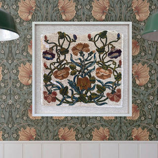 Florence Framed Embroidery Print - Medium