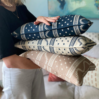 Odette Rectangular Cushion - Blush Pink